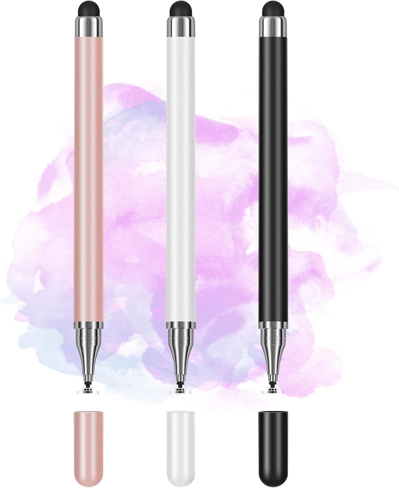 Isvo 3-Pack Tablets Stylus Pen for All Touchscreen with Precision Disc Tip, 2-in-1 Universal Stylus Compatible with Android, iOS, and Phone– Perfect for Writing, Drawing, and Note-Taking - Image 1
